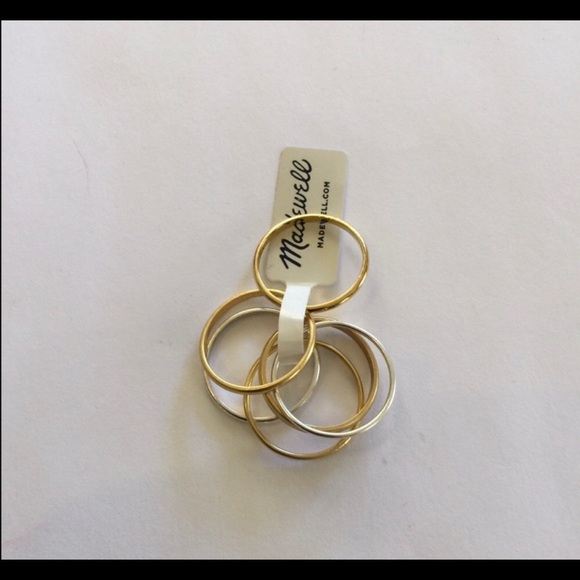 Madewell delicate stacking ring set - Picture 4 of 8